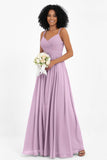 Empire Chiffon Bridesmaid Dress with Lace Long Formal Evening Dresses party Gowns