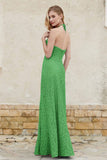 Sheath Lace Halter Bridesmaid Dress Featuring Formal Evening Party Dresses Gowns