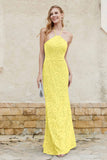 Sheath Lace Halter Bridesmaid Dress Featuring Formal Evening Party Dresses Gowns