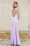 Sheath Lace Halter Bridesmaid Dress Featuring Formal Evening Party Dresses Gowns