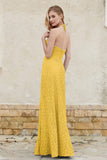 Sheath Lace Halter Bridesmaid Dress Featuring Formal Evening Party Dresses Gowns