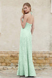 Sheath Lace Halter Bridesmaid Dress Featuring Formal Evening Party Dresses Gowns