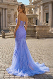 Mermaid Sweetheart Tulle Lace Prom Dress