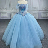 Quinceanera Dress Princess Short Sleeve Ball Gown Sequins Party Dresses