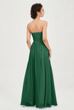 clean-lined bridesmaid dress night-out dress chiffon strapless formal evening gowns