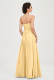 clean-lined bridesmaid dress night-out dress chiffon strapless formal evening gowns