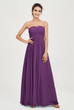 clean-lined bridesmaid dress night-out dress chiffon strapless formal evening gowns