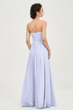 clean-lined bridesmaid dress night-out dress chiffon strapless formal evening gowns