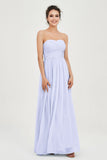 clean-lined bridesmaid dress night-out dress chiffon strapless formal evening gowns