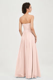 clean-lined bridesmaid dress night-out dress chiffon strapless formal evening gowns