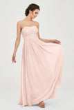 clean-lined bridesmaid dress night-out dress chiffon strapless formal evening gowns