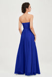 clean-lined bridesmaid dress night-out dress chiffon strapless formal evening gowns