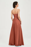 clean-lined bridesmaid dress night-out dress chiffon strapless formal evening gowns