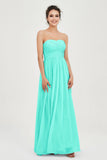 clean-lined bridesmaid dress night-out dress chiffon strapless formal evening gowns
