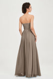 clean-lined bridesmaid dress night-out dress chiffon strapless formal evening gowns