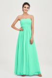 clean-lined bridesmaid dress night-out dress chiffon strapless formal evening gowns