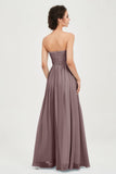 clean-lined bridesmaid dress night-out dress chiffon strapless formal evening gowns