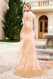 Elegant Strapless Straight Across Velvet Mermaid Formal Evening Party Dresses with Slit Prom Gowns