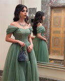 Mesh Graduation Gown Prom Party Dress Prom Sage Green Suitable Dresses For Luxury Evening Robe De Soiree Femmes Homecoming Dress