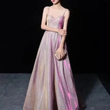New Arrival Adult Ceremony Banquet Elegant Socialite Starry Dress Evening Women Glitter A Line Prom Dresses Free Custom Size