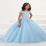 Vestido de primera comunión con apliques de encaje para niña de las flores, para boda, tul, lentejuelas, hinchado, elegante, para cumpleaños infantil. 