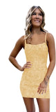 Sparkly Short Tight Homecoming Dress 2025 for Teens Spaghetti Straps Sequin Formal Evening Gown evening dresses  prom dresses