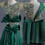 Blumenmädchenkleid Prinzessin Puffy Tüllkleider Brautjungfer Hochzeit Kommunion Geburtstagsfeier Festzug Maxi Ballkleid für Kinder
