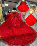3D Floral Quinceanera Dresses Lace Beaded Party Gowns Off Shoudler Tulle Ball Gown for Sweet 15 16 Dresses