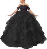 Vestidos de desfile de princesas para niñas de flores 2026 con encaje bordado, tallas grandes, tul en capas, vestidos de primera comunión para niñas. 