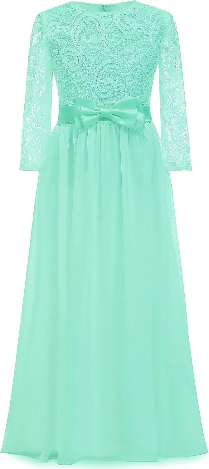 Vestido elegante de primera comunión para niña de las flores, estilo bohemio, de gasa, corte en A, blanco, para dama de honor, para fiesta de bodas, de 2 a 12 años 
