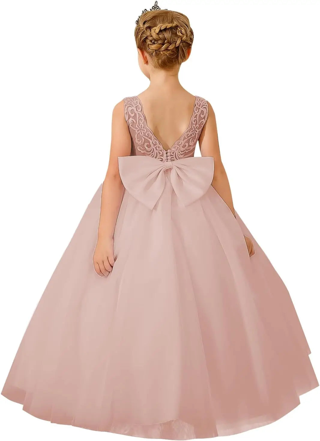 Flower Girl Dress for Wedding First Communion Dresses Puffy Tulle Kids Pageant Ball Gowns princess dress flower girl gown