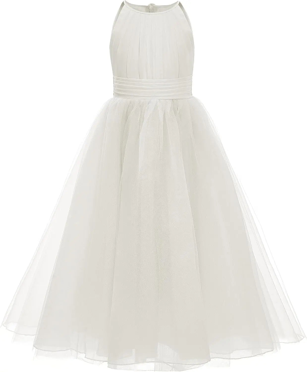 Vestidos de gasa de tul para niñas de flores, vestidos de fiesta para bodas, desfiles, vestidos de fiesta, vestidos de niñas para fiestas y bodas 