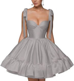 Spaghetti Strap Sweetheart Homecoming Dresses A Line Prom Dress Short Mini Prom Formal Evening Ball Gowns Party Gown