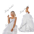 Vestido de novia con tirantes finos, vestido de novia de tul, vestido de novia con escote corazón floral, vestido de novia con corsé, vestido de dama de honor, vestidos de novia personalizados 