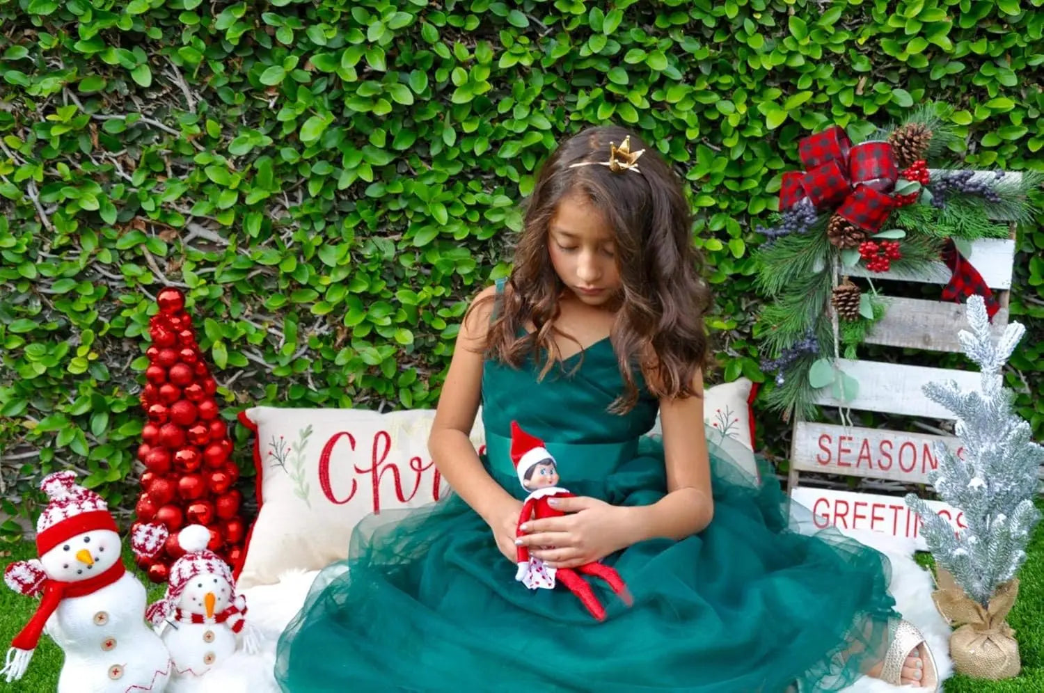 Vestido de tul con tirantes finos para niñas de flores, largo, corte A, para bodas, desfiles, princesas, fiestas de cumpleaños, bailes 
