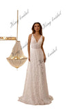 Vestido de novia de encaje floral con espalda abierta y corte A | Vestido de novia a medida, vestido de novia sencillo, vestido de novia blanco 