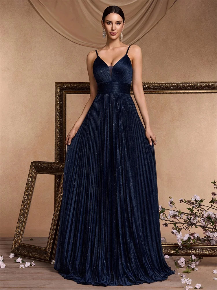 Elegant A-line Green Evening Dress Luxury Floor Length Women Backless Formal Wedding Party Prom Cocktail Dress Gowns