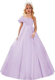 Satin One Shoulder Flower Girl Dresses for Wedding Ball Gown Puffy Pageant Gown Cute First Communion Dress princess dress