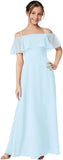 Off Shoulder Junior Bridesmaid Chiffon Dress Flower Girl Dresses for Wedding First Communion Dress