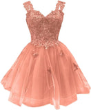 3D Butterfly Short Homecoming Dresses Sparkly Tulle Prom Dress Teens Off Shoulder DAMA Dresses for Quinceanera