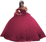3D Butterfly Quinceanera Dresses Ball Gown Off Shoulder Sweet 15 16 Dresses Sparkly Tulle Beaded Party Gown party dress