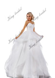 Vestido de novia con tirantes finos, vestido de novia de tul, vestido de novia con escote corazón floral, vestido de novia con corsé, vestido de dama de honor, vestidos de novia personalizados 