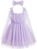Blumenmädchenkleid, ärmellos, Spaghettiträger, floral bestickt, Prinzessinnenkleid, Kleinkind, Geburtstagsparty, Fee, Tüllkleid 