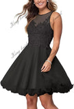 Custom Made Short Tulle Prom Dress for Teens Homecoming Dresses Lace Applique Beading Wedding Party Cocktail Gowns Clubwear