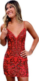 Vestidos de fiesta ajustados con tirantes finos para adolescentes, corsé con lentejuelas brillantes, vestido de cóctel para graduación, vestido formal, vestido de noche 