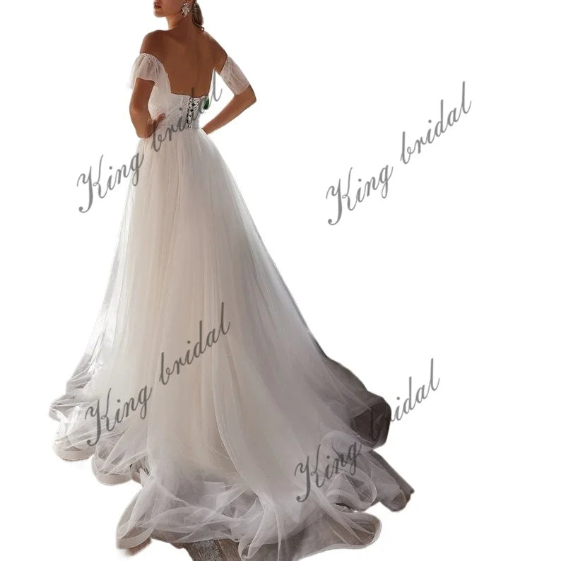 Find Your Dream Wedding Dress – Crystal Embroidered Elegance wedding guest dress women  beach Bridal gown
