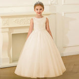 Flower Girl Dress for Wedding First Communion Dresses Puffy Tulle Kids Pageant Ball Gowns princess dress flower girl gown