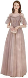Benutzerdefinierte Off Schulter Mesh Ball Brautjungfer Kleid frauen Cocktail Party Kleider Formale Abendkleider Party Prom braut kleid 