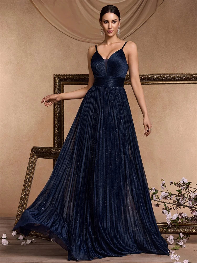 Elegant A-line Green Evening Dress Luxury Floor Length Women Backless Formal Wedding Party Prom Cocktail Dress Gowns