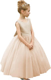 Flower Girls Satin Tulle Princess Pageant Dress for Wedding Kids Party Prom Ball Gowns Dresses princess dress girls party dress